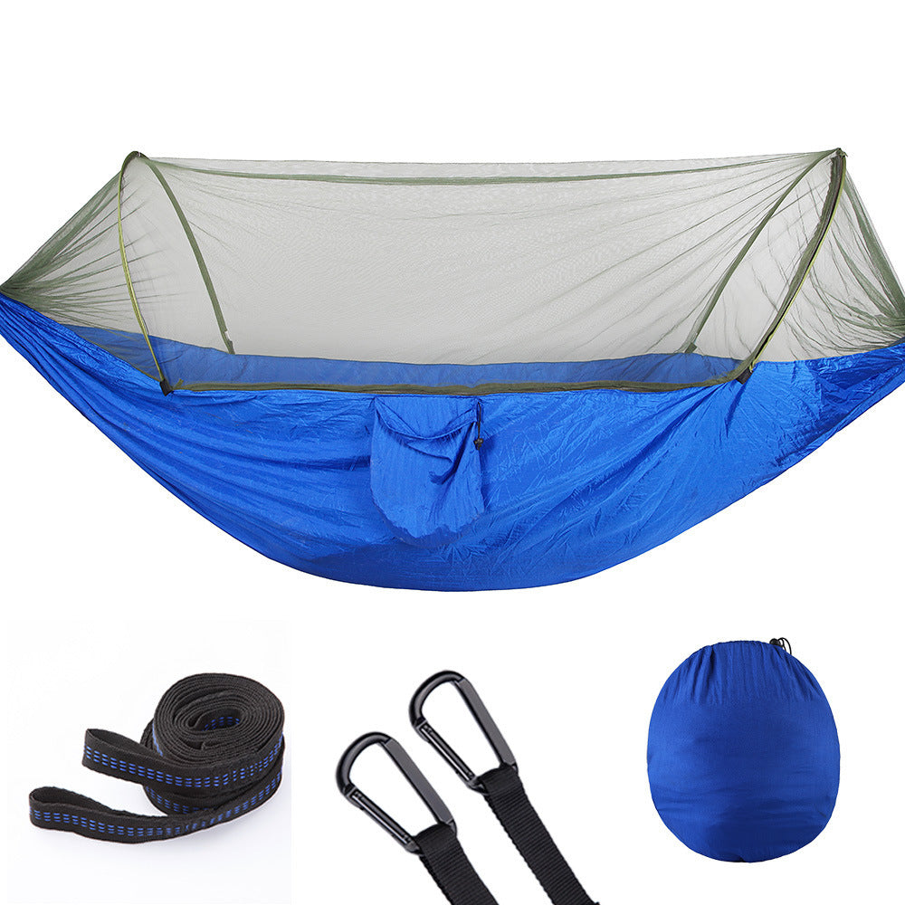 Quick-Open Automatic Hammock with Mosquito Net - Gadget&trail