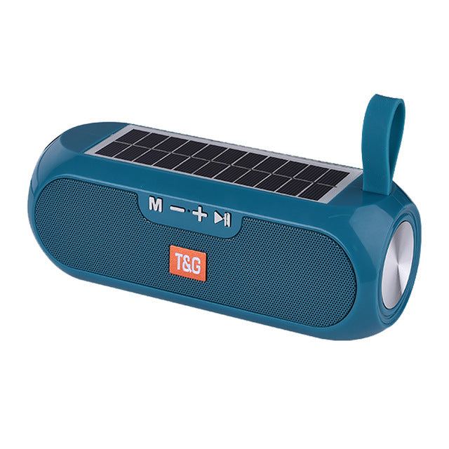 Portable Outdoor Bluetooth Speaker with Solar Charging - Gadget&trail