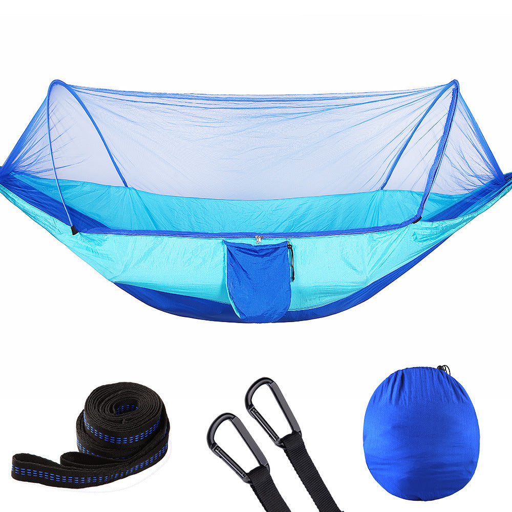 Quick-Open Automatic Hammock with Mosquito Net - Gadget&trail