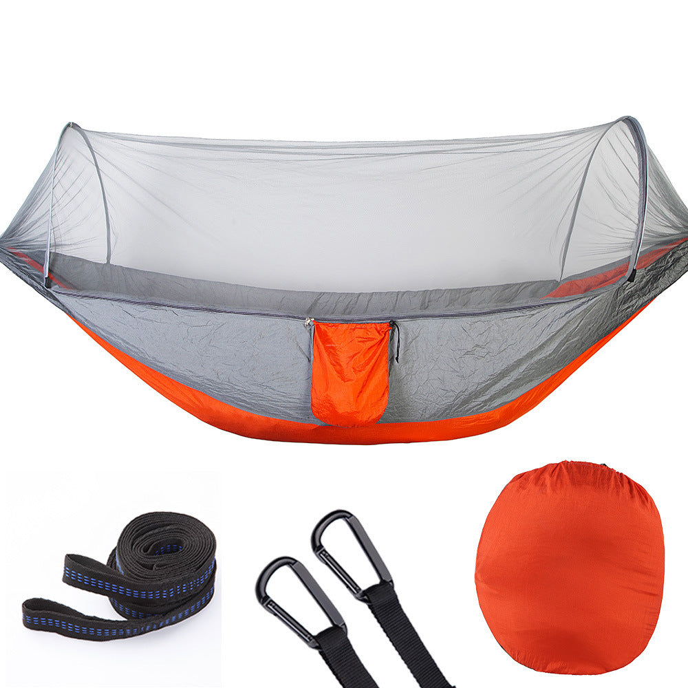 Quick-Open Automatic Hammock with Mosquito Net - Gadget&trail