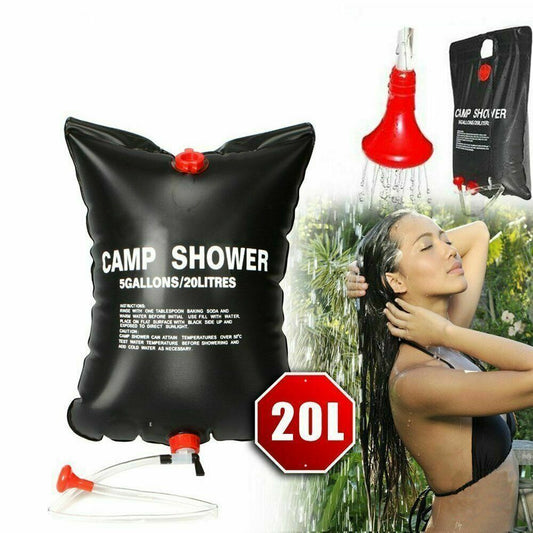 20L Solar Camping Shower Bag - Gadget&trail