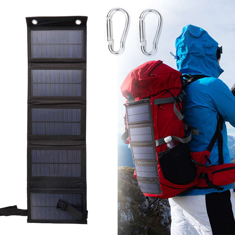 Portable Foldable Solar Panel for Outdoor Travel - Gadget&trail